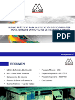 01 Buenas Prácticas para La Utilización de Escáner Láser Móvil Terrestre en Proyectos de Ingeniería y Minería PDF