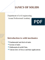 The Basics of Mechanics of Solids