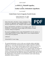 Ricky Lee Holly v. Willie Scott Gaddy Lassiter, 434 F.3d 287, 4th Cir. (2006)