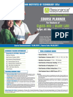 Course Planner Class-Xiii - Vijay (JR) Class-Xiii - Vijay (JR)