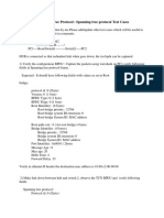 Spanning Tree Protocol - Test Cases