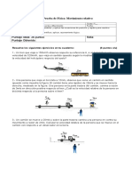 Prueba Movimiento Relativo 1°medio