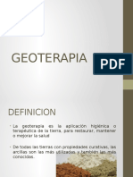 Aplicación y Procedimientos Con Geoterapia