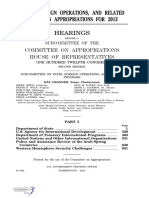 House Hearing, 113TH Congress - State, Foreign Operations, and Related Programs Appropriations For 2013