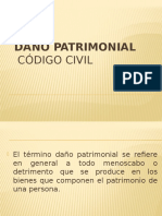 Daño Patrimonial Codigo Civil