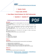 1Z0-061 Exam Dumps With PDF and VCE Download (1-15) PDF