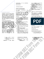 Attachment To SEC Form 10.1