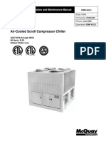 Air-Cooled Scroll Compressor Chiller: Installation, Operation and Maintenance Manual