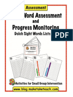 Sight Word Assessment