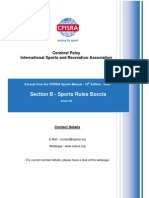 CPISRA Sports Manual 10th Edition Section B Sports Rules Boccia 2010-02 Release 006