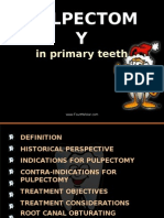 Pulpectomy Pedo