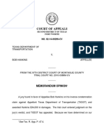 Texas Dep't of Transportation v. Hankins, No. 01-14-00299-CV (Tex. App. Aug. 31, 2016)