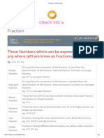 Fraction - CRACK SSC PDF