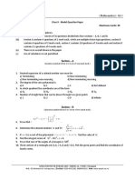 Summative Assessment-1 Class 9 Mathematics Guess Paper 2016