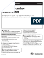 Tax File Number Declaration