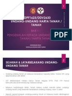 DDPF1623 - Topik 1 Pengenalan Kepada Undang-Undang Tanah X Complete