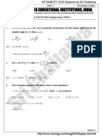 AP EAMCET 2016 Engineering Test Solutions by Sri Chaitanya PDF