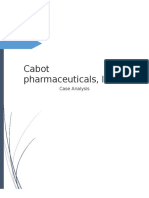 Cabot Pharma. Case Report