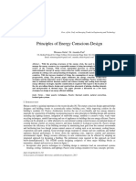 Principles of Energy Conscious Design: Proc. of Int. Conf. On Emerging Trends in Engineering and Technology