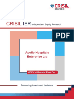 CRISIL Research Ier Report Apollo Hosp Ent 2014 Q3FY14fc