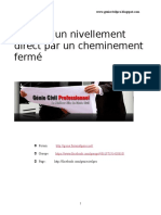 Calcul D'un Nivellement Direct Par Un Cheminement Fermé V1 Univ Oran