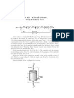 ME 422 Control Systems: Steady-State Error Notes