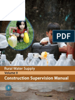 World Bank Rural Water Supply Manual Vol2 Construction Supervision Manual 2012