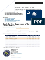 South Carolina Inmate Search Department of Corrections Lookup