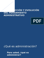 Administración y Escuelas Del Comportamiento Humano