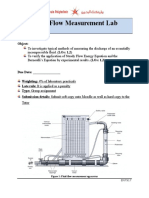 Fluid Flow Measurement Lab: Object