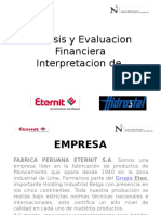 Eternit - Analisis de Estados Financieros