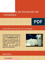 Volumetría de Formación de Complejos