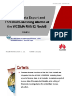 WCDMA RAN12.0 NodeB License Data Export and Threshold-Crossing Alarms-20100130-B-1.0