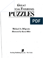 Great Critical Thinking Puzzles PDF