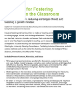 Strategies For Fostering Inclusion in The Classroom