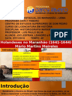 Seminário - Holandeses No Maranhão