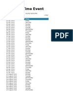 Time Event Data Agung