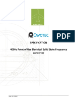 Specification 50 or 60-400Hz Converter PDF