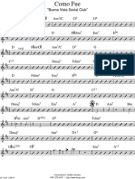 Cómo Fue - Piano PDF