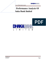 Financial Performance Analysis of Dhaka Bank Limited