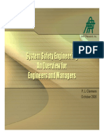 System Safety Engineering An Overview For Engineers and Managers