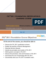 Itil 2011 Foundation Certification E-Learning Course