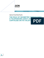 Geometric Dimensioning and Tolerancing White Paper 2016