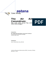 Case Study The Air Astana Conundrum Why