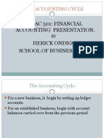 Accounting Cycle Upto Trial Balance