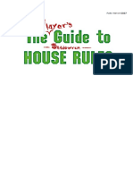 The Player's Guide To Shadowrun House Rules PDF