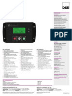 DSE E400 Data Sheet Control