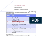 Working With Infosets User Groups Query in Detail