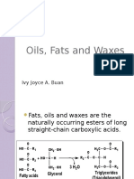 Oils, Fats and Waxes