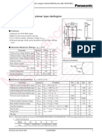 En An Ce / Co Nti Nu Ed: Silicon PNP Epitaxial Planar Type Darlington